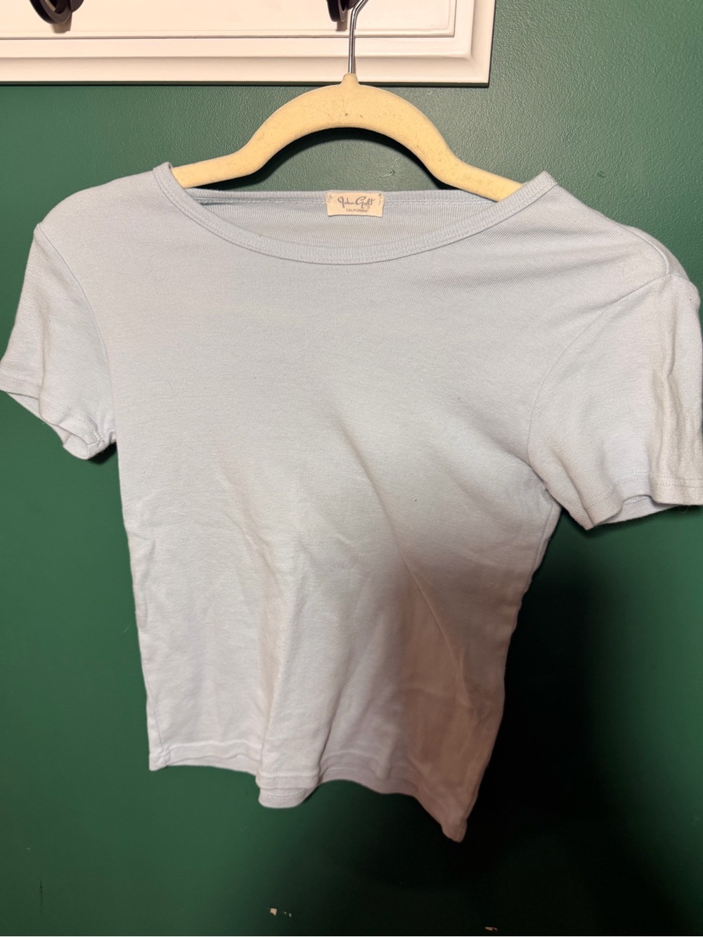 Brandy Melville Pale Blue Short Sleeve Tee